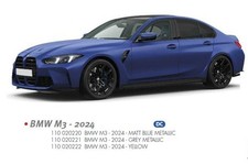 Minichamps 110020220 BMW M3 2024 MATT BLUE METALLIC 1:18 Standmodell
