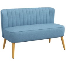 Sofa 2-Sitzer Couch Stoffsofa