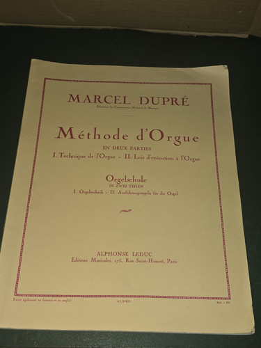 Orgelmethode zweiteilig - -,