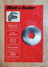 Black & Decker Schneidrad Ersatzschneidrad A5521 für DN 520 515 Elektroschere