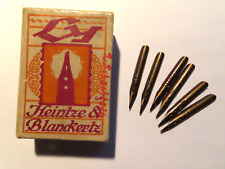 Über 100 antike Heintze & Blanckertz Schreibfedern 695/8 im Originalkarton