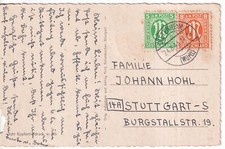 Bizone/AM-Post, Mi. 3z,5z, Dietenheim/Württ., 24.8.46