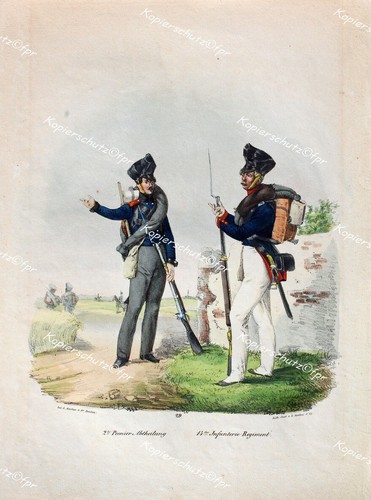 Preußen uniform infanterie - preußen,