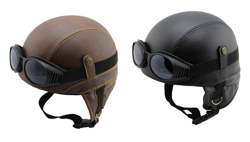 Motorradhelm chopper retro - chopper,