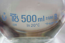 DAGRA Messkolben 500 ml mit Glasstopfen Reagenzglas Labor Zubehör Chemie