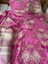 Bassetti Bettwäsche 2x 135x200 & 80x80 pink Paisley Muster sehr guter