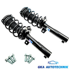 2x STOßDÄMPFERFÜR GOLF 5  VORMONTIERT  MIT FEDERN DOMLAGER VORNE / EINBAUFERTIG