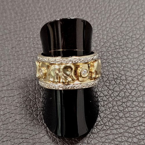 Ring 585 gelbgold 10 - gelbgold, 10,2