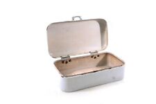 alter Emaille Brotkasten Email Brotdose Art Deco Küche