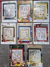 PERMIN OF COPENHAGEN - LEINEN STICKPACKUNG - MUSTERTUCH - MONATSTUCH - 8 MONATE