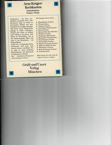 Fondues für genießer anne - fondues,