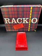 Kartenhalter rot Ersatzteil Racko Brettspiel karierte Version guter Zustand