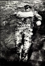 Foto Taucher im Taucheranzug