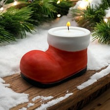 Stiefel Kerzenhalter Silikonform Nikolausstiefel Gießform Weihnachten Advent DIY