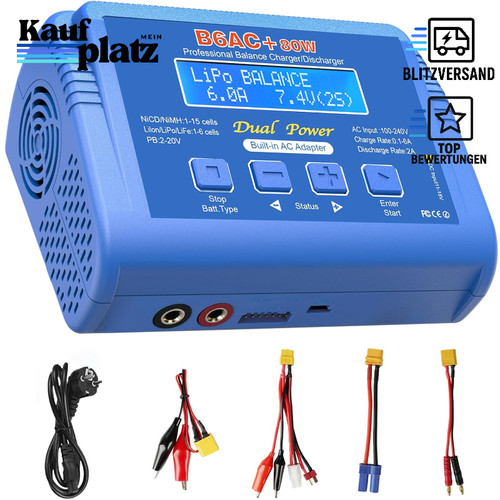 Ladegerät 80w für lipo - rc,
