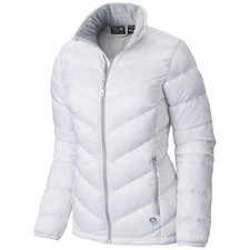 Neu Mountain Hardwear Damen L Verhältnis Daunenjacke OL6175-101 Weiß