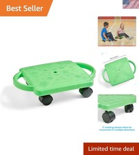 Green indoor scooter board - indoor,