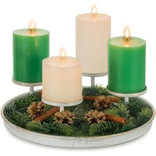 Adventskranz Metall Tischdeko