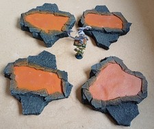 Lava Tabletop Warhammer 40k / Fantasy Gelände Set 2
