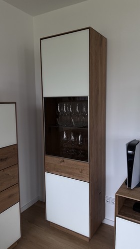 Vitrinen schrank musterring - vitrinen,