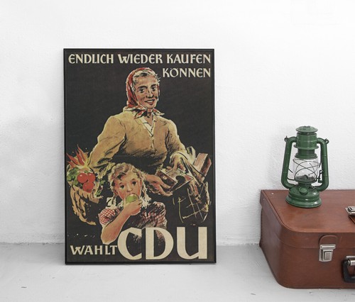 Poster cdu endlich wieder - poster, cdu: