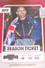 2022 Panini Chronicles Contenders UFC | Alexander Volkanovski | #103 Red Ticket