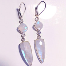 ECHTER Regenbogen Mondstein