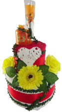 Geschenk handtuchtorte zum - geschenk,