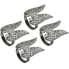 ServiettenRinge ServiettenHalter Engelsflügel Schutzengel Weihnachtsdeko 4 STK