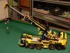 LEGO TECHNIC 8053 mobiler Kran / motorisiert / Unikat (Eigenbau) 