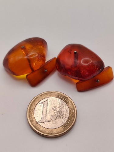 Vintage polished baltic amber - polished,