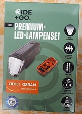 Premium LED-Lampenset | Fahrradbeleuchtung I 100 Lux - | StVZO-konform  | NEU