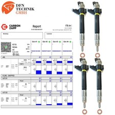 4xEINSPRITZDÜSE INJEKTOR DENSO FORD TRANSIT 2.2 TDCI PEUGEOT BOXER 6C1Q-9K546-AC