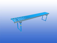 3 m. Rollenbahn Transportrollbahn Förderband 40 cm Blume-Rollen