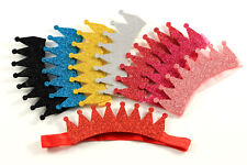 Stirnband Haarband Haarschmuck Krone Glitzer Geburtstag Baby Mädchen K134