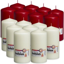 8 Stk Bolsius Stumpenkerzen