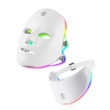 LED Maske 7 Farben Gesicht + Hals - Phototherapie Anti-Falten, Lifting, Anti-Akne!