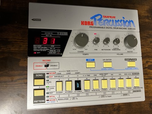 Korg super percussion - percussion, 220