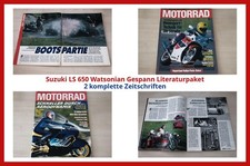 Suzuki LS 650 Watsonian Gespann Literaturpaket - 2 komplette Zeitschriften