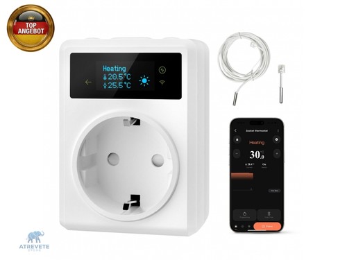 Smart steckdosen thermostat - smart, steckdosen-thermostat