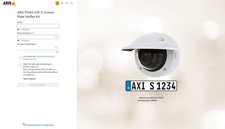 AXIS P3265-LVE-3 License Plate