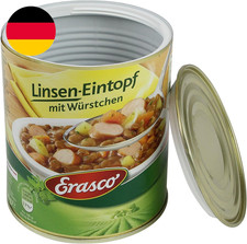 Dosentresor Dosensafe Geldversteck Erasco Linsen-Eintopf, 12 X 10 Cm