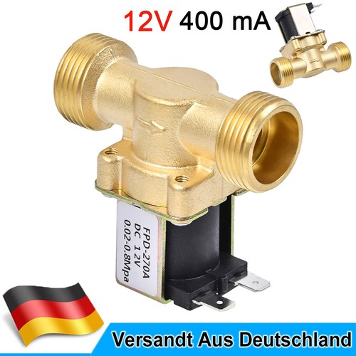 Magnetventil messing 12v - magnetventil,