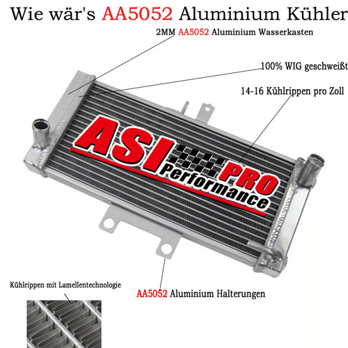 Aluminium kühler für suzuki - aluminium,