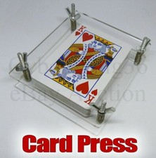 Spielkarten Presse Klemme Deck