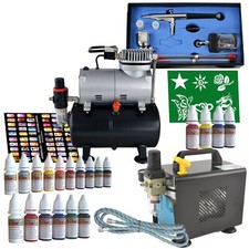 Airbrush kompressor komplett - airbrush,
