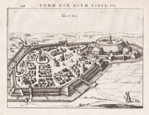 Gotha thüringen gesamtansicht - thüringen,