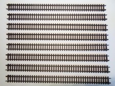 ARNOLD 1010 gerades Gleis 222mm braun 8 Stück (12907)