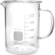 Messbecher, Borosilikatglas