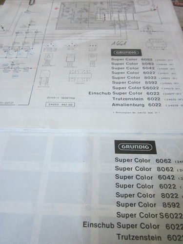 Grundig supercolor 6062 8062 - grundig,